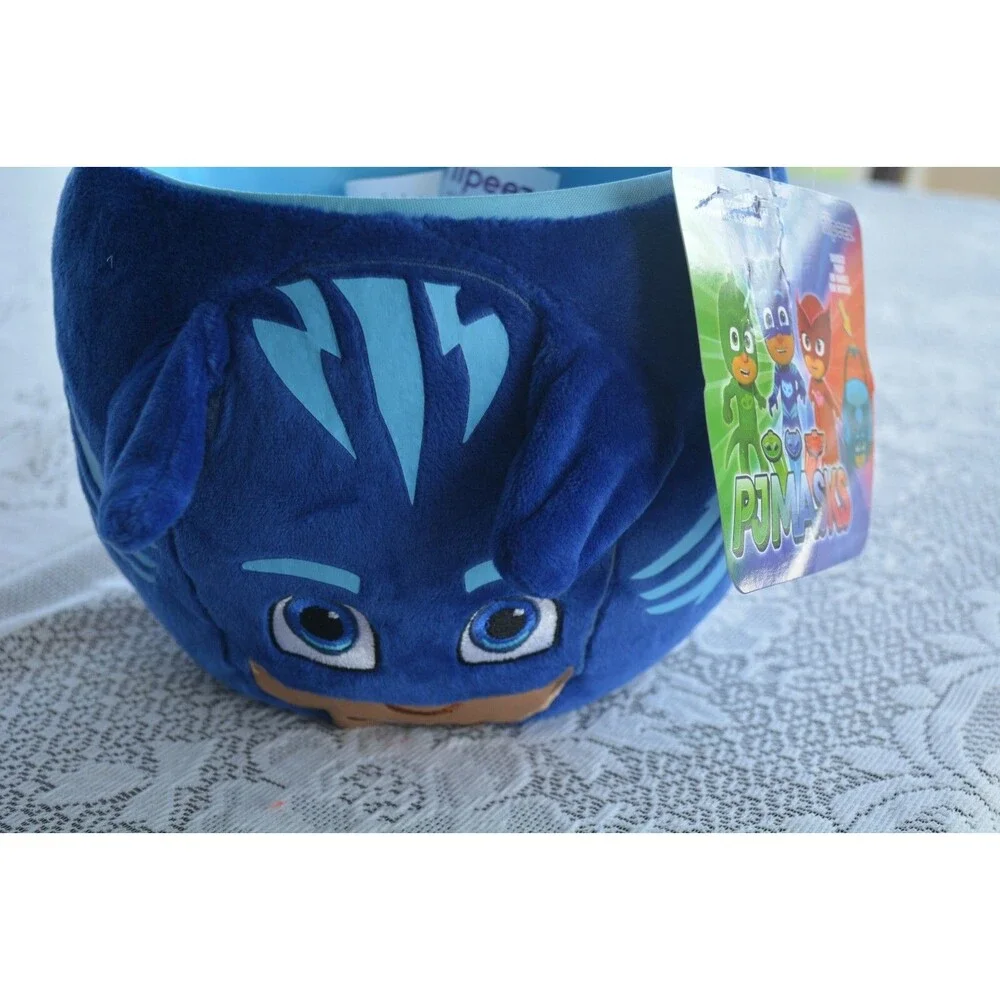 PJ Masks Catboy Plush Halloween Trick or Treat Basket Bucket Bag Easter Pail NEW